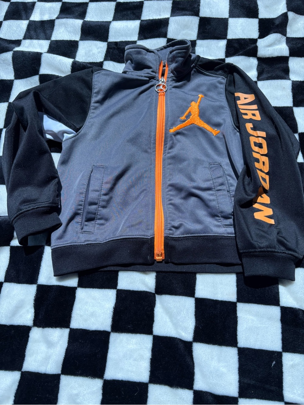 3T air Jordan zip up sweater